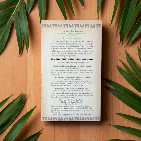 Vintage 1963 The First Californian: The Story of Fray Junipero Serra - History - Picture 2 of 8